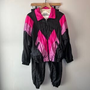 Vintage Westside Connection Women's Tracksuit Windbreaker Jacket & Pants Medium